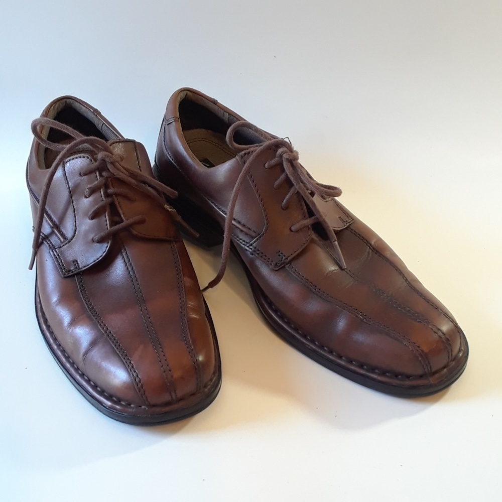Clark's Brown Men's Shoes Leather Casual Split Toe